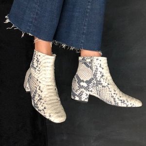 Freda Salvador Snake Embossed Boot Worn Only indoors. Last chance! ‼️